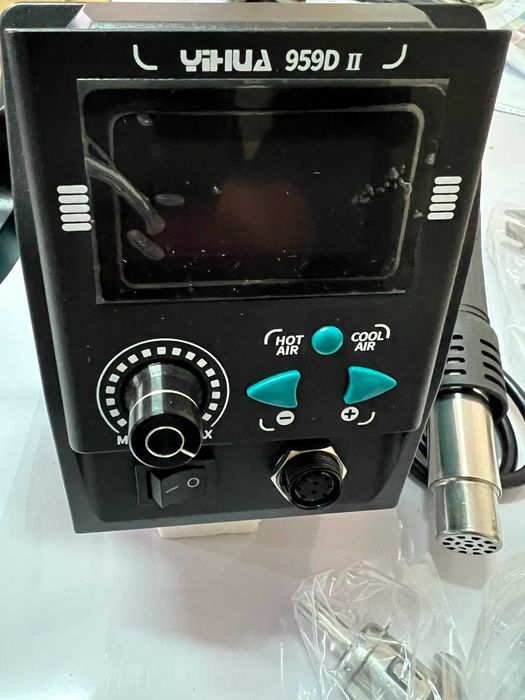 Паяльная станция YIHUA 959D-II фен Паяльна станція термофен паяльник