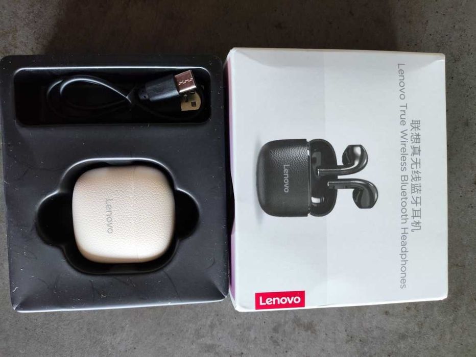 Fones Lenovo bege - NOVOS