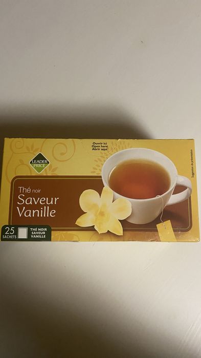 Herbata waniliowa saveur vanille w torebkach