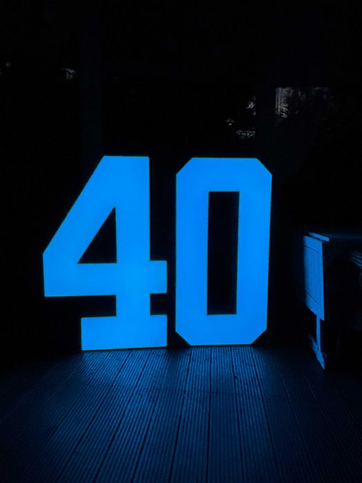 Podświetlane cyfry LED 40/50 idealna dekoracja na Twoją imprezę!!!