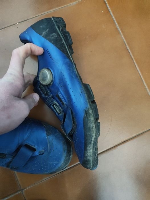 Shimano XC5 (XC501) Azul - Tam. 45 - Sola Michelin