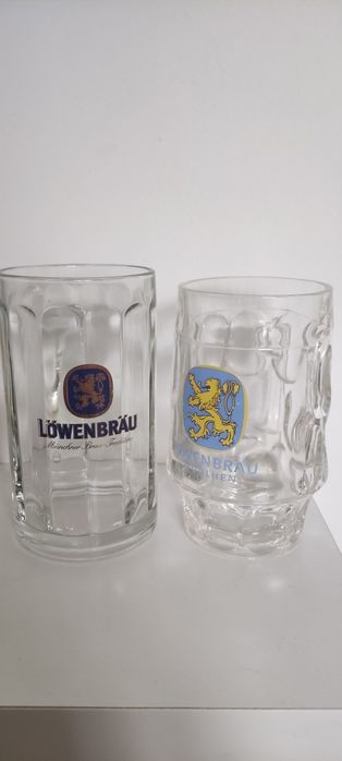 Dwa kufle 0.5l Lowenbrau