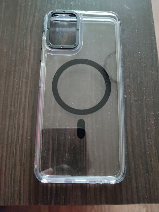 Роскошный противоударный магнитный прозрач.чехол black For MOTO G 5G