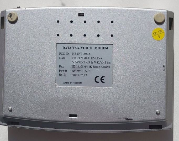 Модем CJGVC V90/56K Fast F2000. Data / Fax modem.