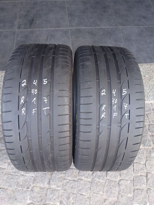 2 pneus 245 40 r17 Rft Bridgestone