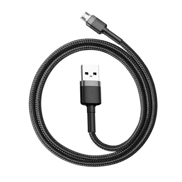 Kabel USB do Micro USB Baseus Cafule 2.4A 0,5m (czarny)