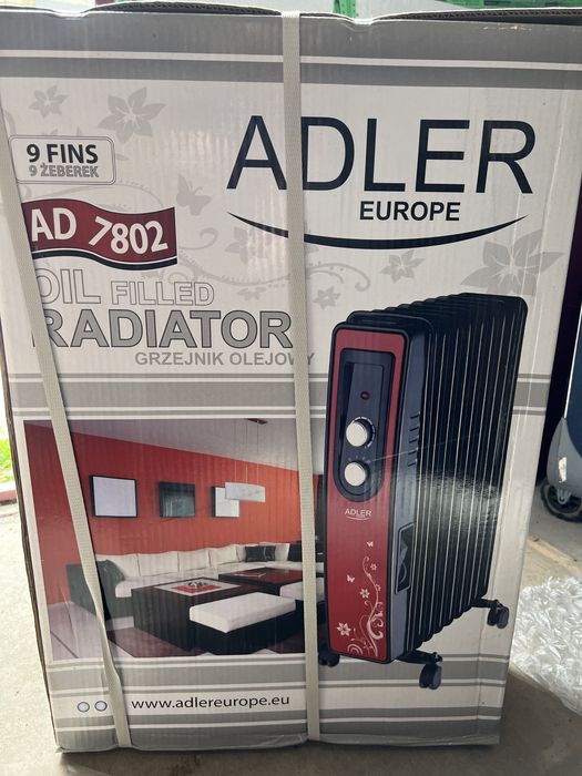 Обігрівач масляний 9 ребер Adler 7802 новий