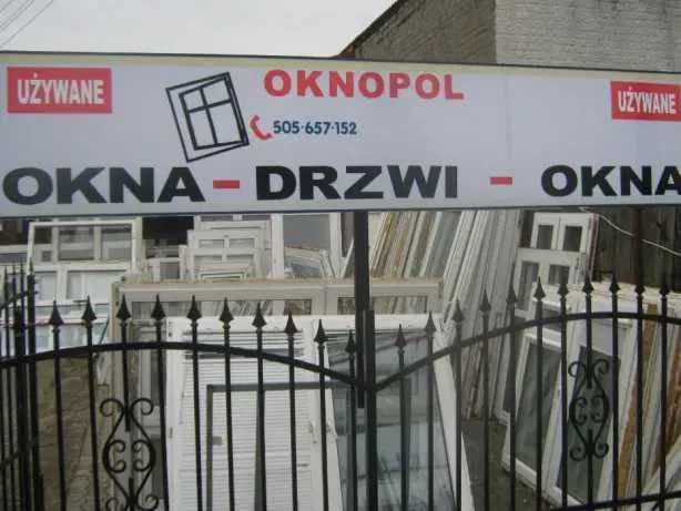 Hurtownia okien używanych - sprzeda okna małe  50/105 cm