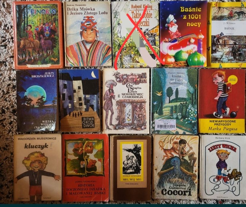 Stare bajki, książeczki dla dzieci i młodzieży z PRL - u vintage