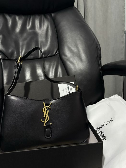 Сумка ів сен лоран ysl сумочка чорна