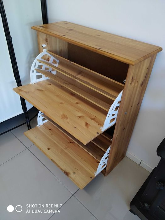 Szafka na buty + lustro lita sosna