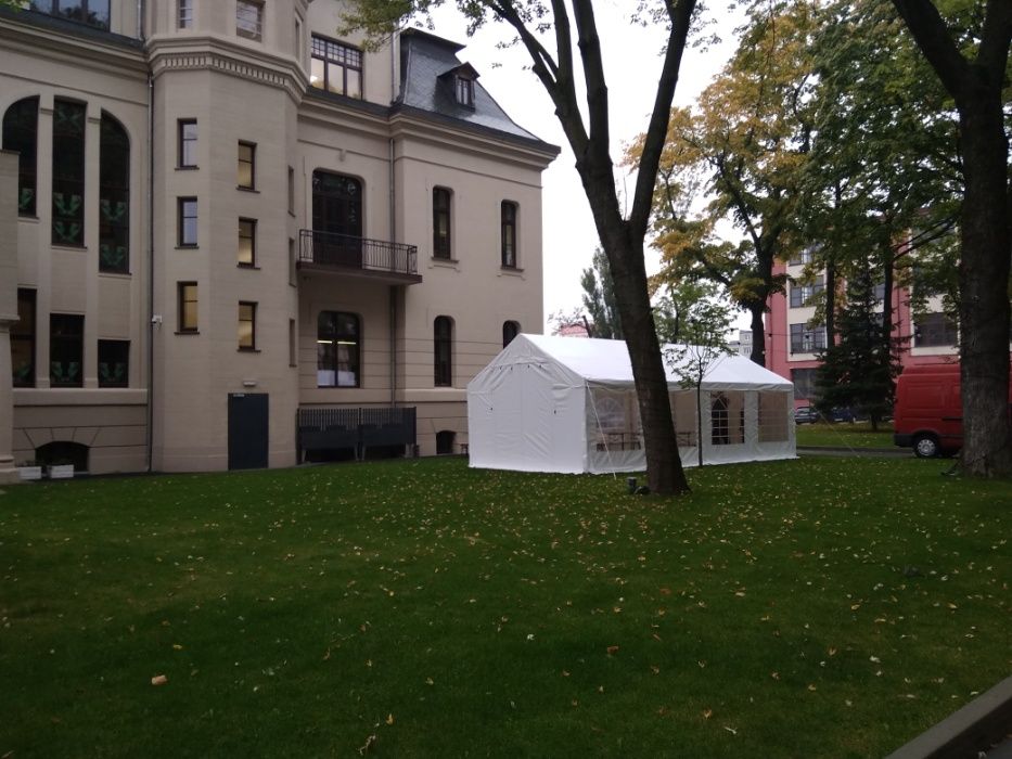 Wynajem, wypożyczenie : namiotów, krzeseł, stołów, pokrowców, obrusów