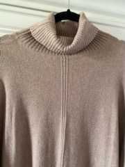 tunika z golfem beż -  nowa