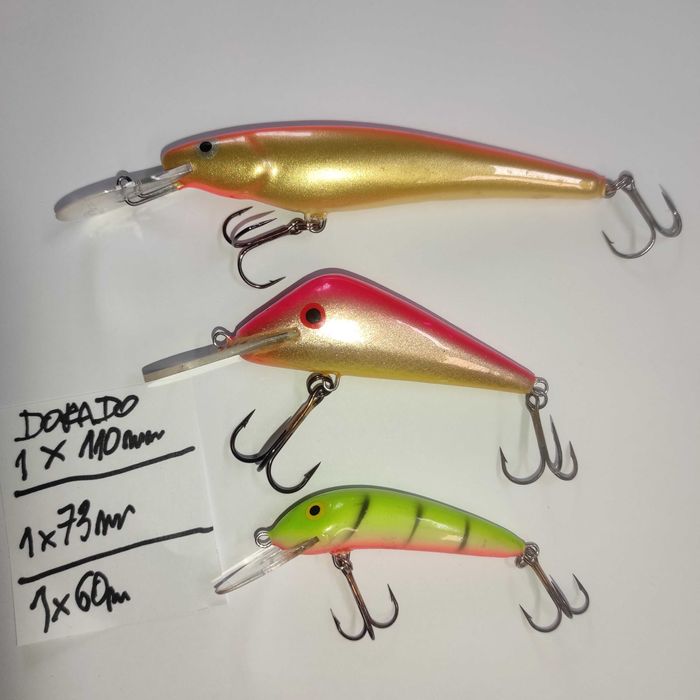 Zestaw woblerków były w pyskach drapieżników- pakiet nr. 12