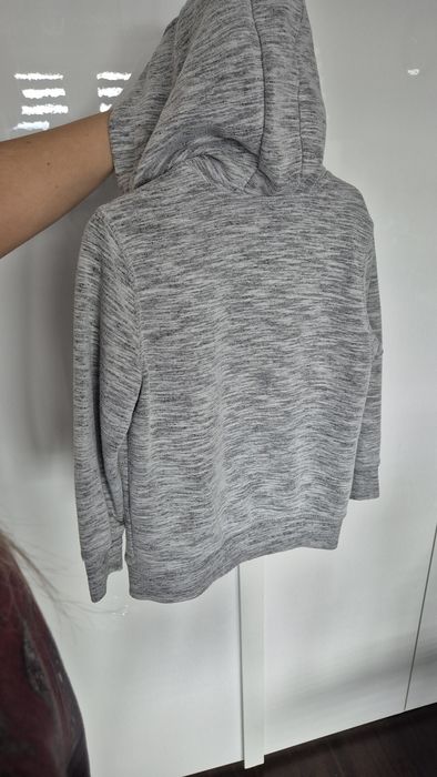 Bluza 116 z kapturem rozpinana Kiki&Koko szara
