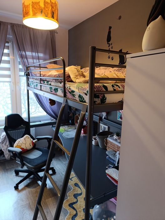 Łóżko piętrowe z biurkiem IKEA