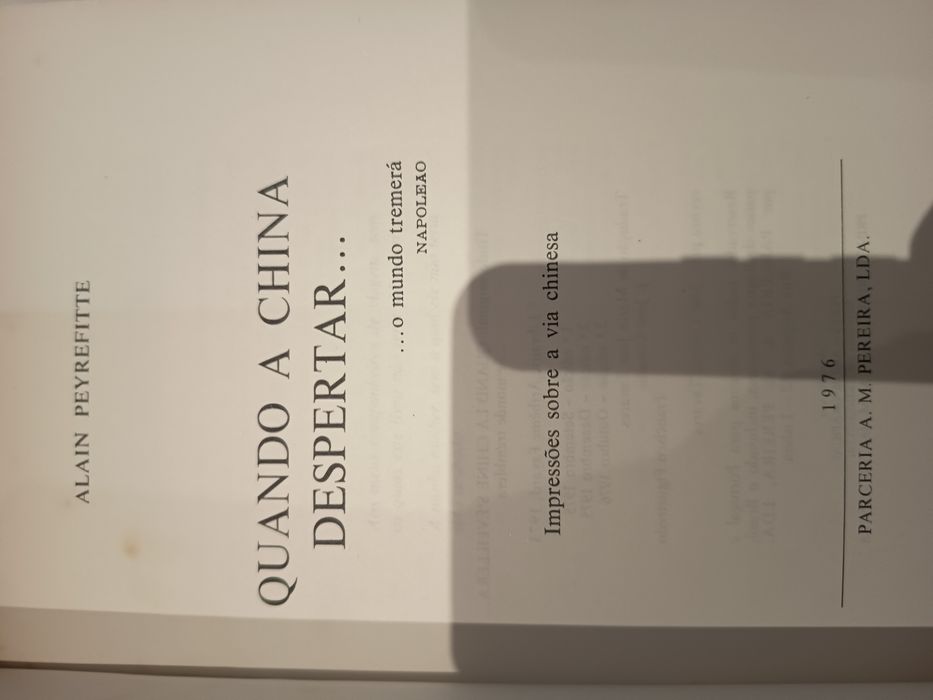 Quando a China despertar... O mundo tremerá - Alain Peyrefitte
