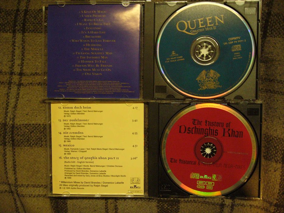 Диски AUDIO CD из личной коллекции