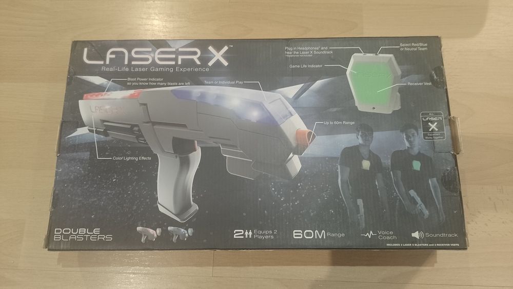 Pistolety na podczerwień laser x