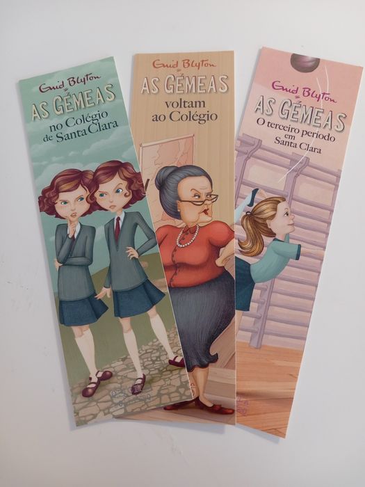 Livros "As gémeas" volume 1, 2 e 3