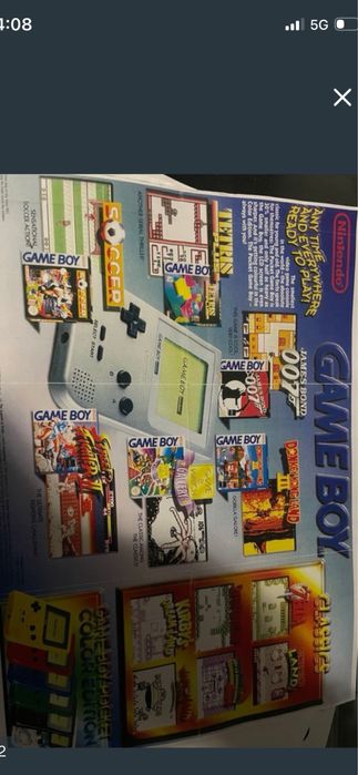 Folheto Nintendo 64/Gameboy