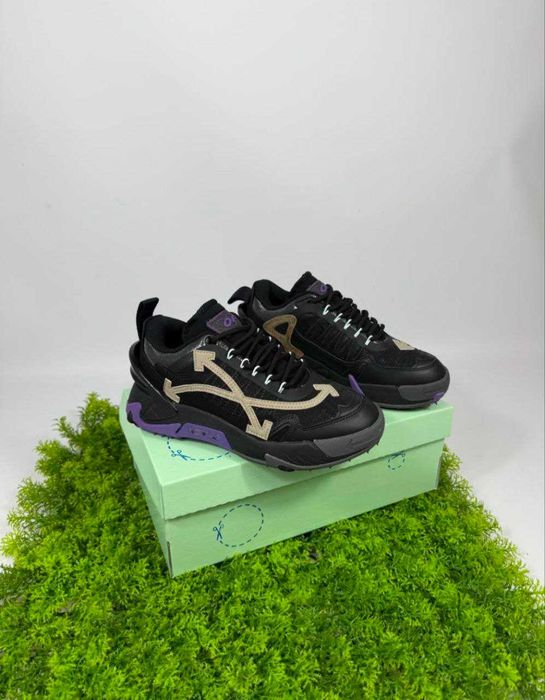 [БЕЗ ПЕРЕДОПЛАТИ] Кросівки Off-White ODSY 2000 Black-Purple