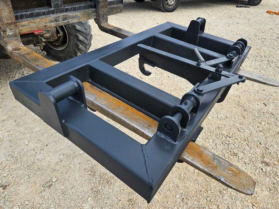 Adapter Przejściówka z ładowarki JCB Merlo Manitou SCHAFFER NEW-HOLLAND na Euroramkę