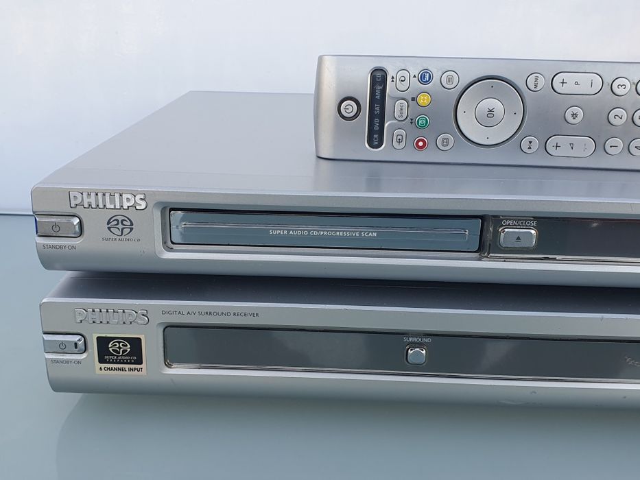 Kino domowe Philips DVD SACD wzmacniacz