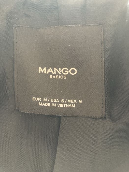Пальто MANGO  синє