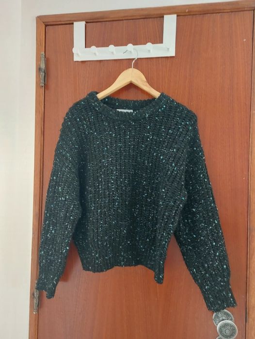 Camisola malha preta