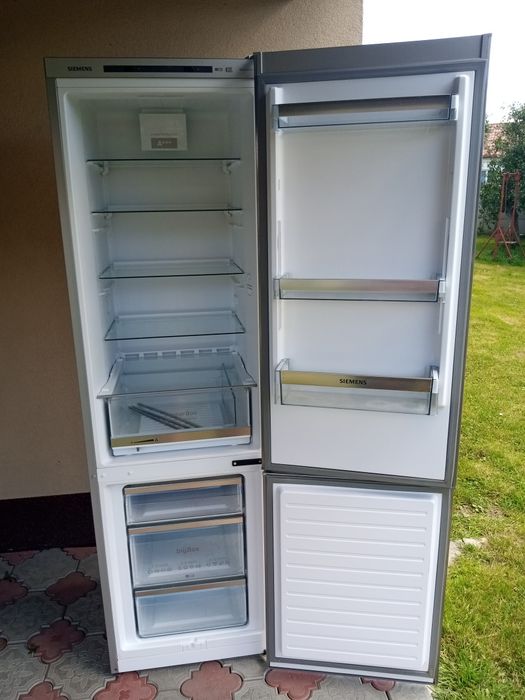 Siemens холодильник 2 м висоти в нержавійці