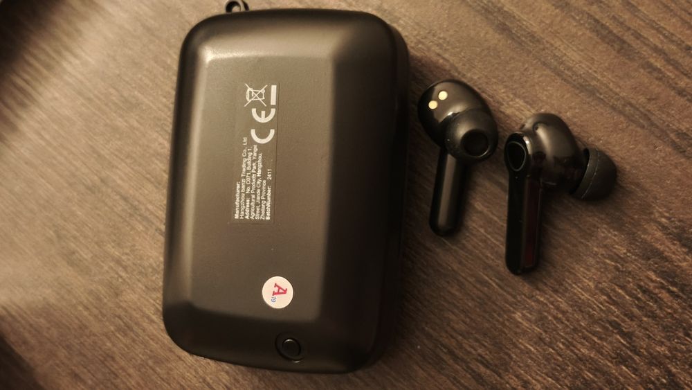 Auriculares 3 em 1 Bluetooth c/ powerbank e lanterna