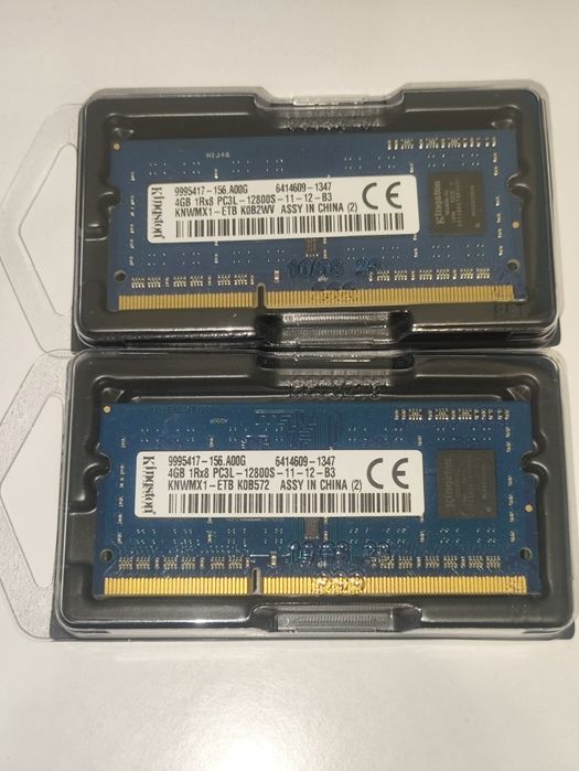Оперативна пам'ять DDR3L 1600 4Gb для ноутбука PC3L-12800s SoDIMM 1.35v
