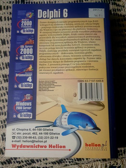 Książka Kent Reisdorph Delphi 6 dla każdego programowanie  aplikacja