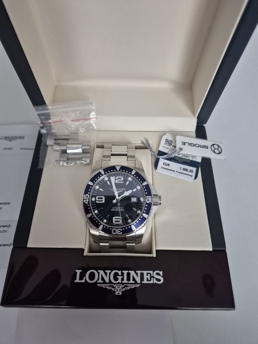 Longines hudroconquest 44mm gwarancja 2029r