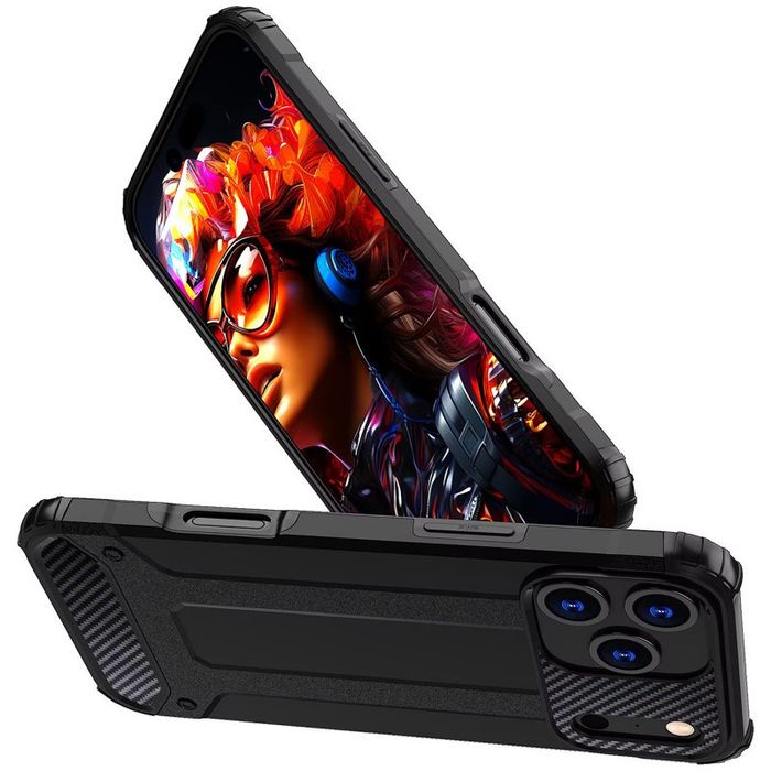 Броньований протиударний TPU+PC чохол на Apple iPhone 17 Pro Max (6.9")