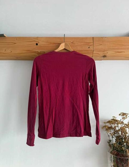 Longsleeve damski bluzka Calvin Klein bawełniana sportowa na zimę S/36
