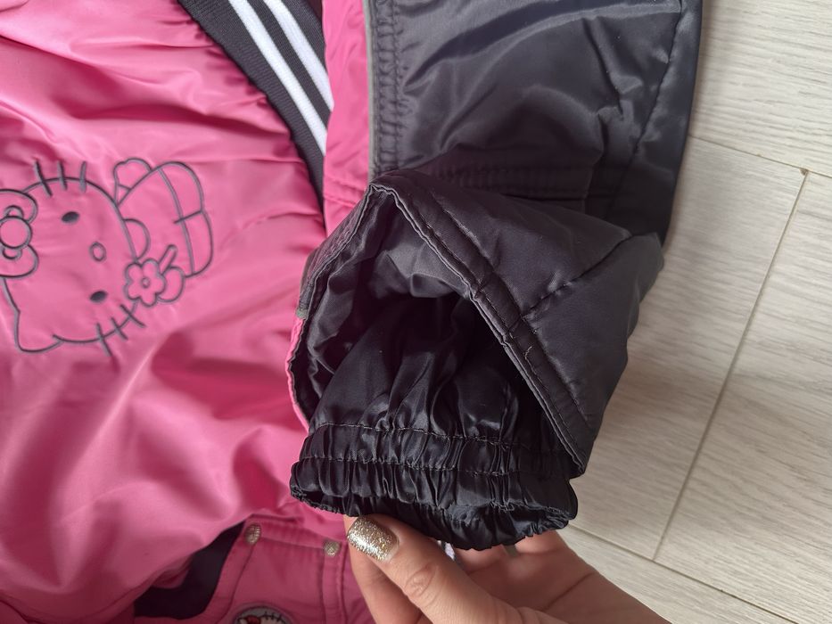 Зимовий комплект 2/3 роки Hello Kitty куртка+напівкомбінезон