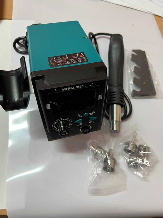 Паяльная станция YIHUA 959D-II фен Паяльна станція термофен паяльник