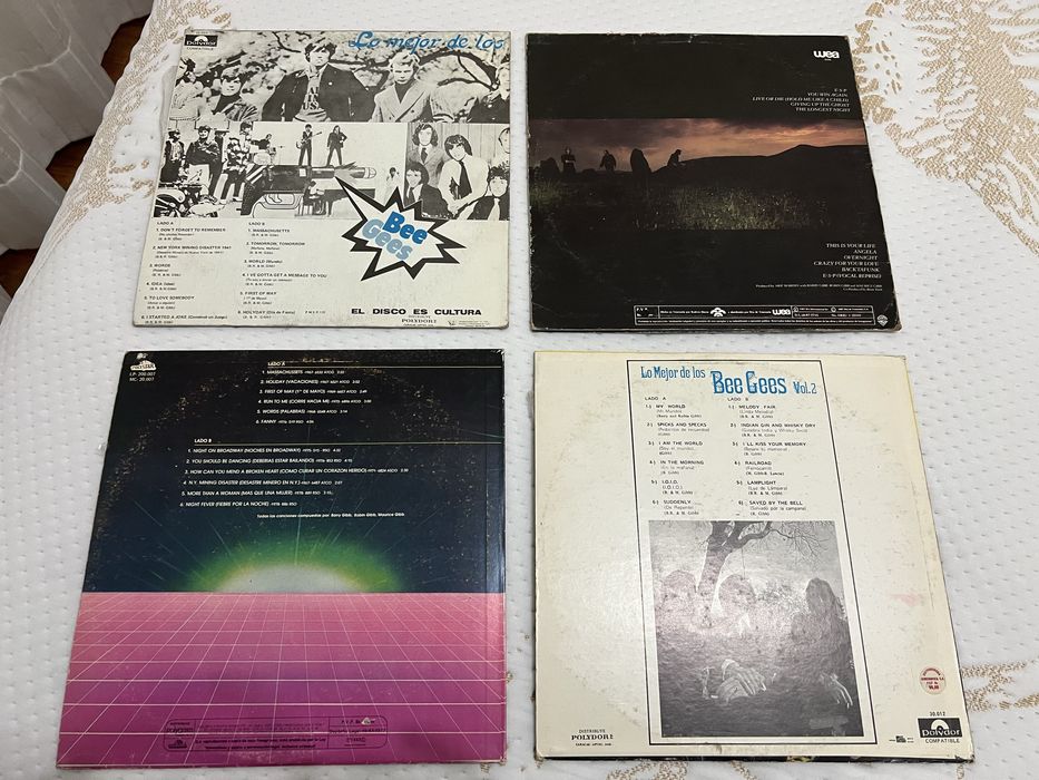 4 LP's Vinil Beegees