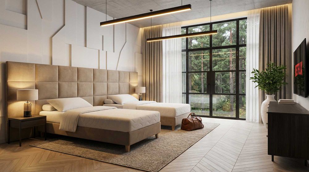 Baza hotelowa BEDBOX / podstawa / łóżko hotelowe 80x200