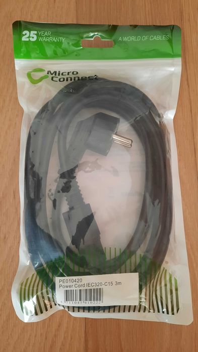 Cabo de Alimentação IEC320-C15 3metros