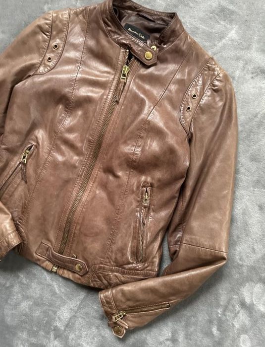 Massimo dutti  шкіряна куртка