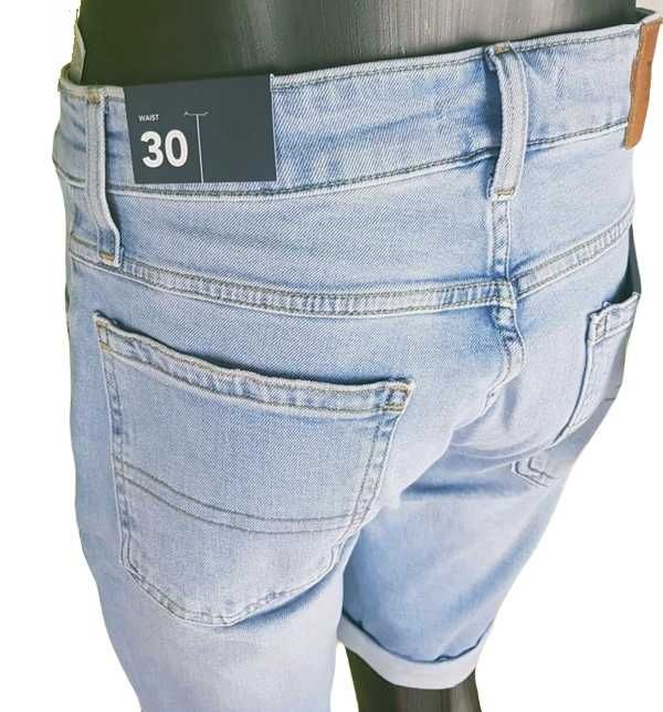 Tommy Hilfiger męskie spodenki jeansowe Tommy Jeans Ronnie W30 nowe