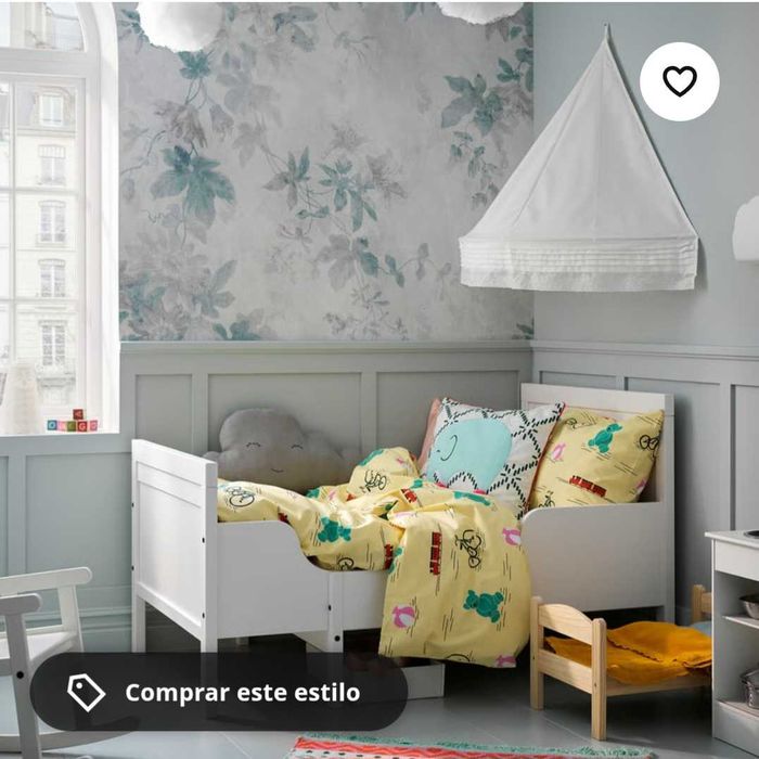 Cama Extensível com colchão e estrado