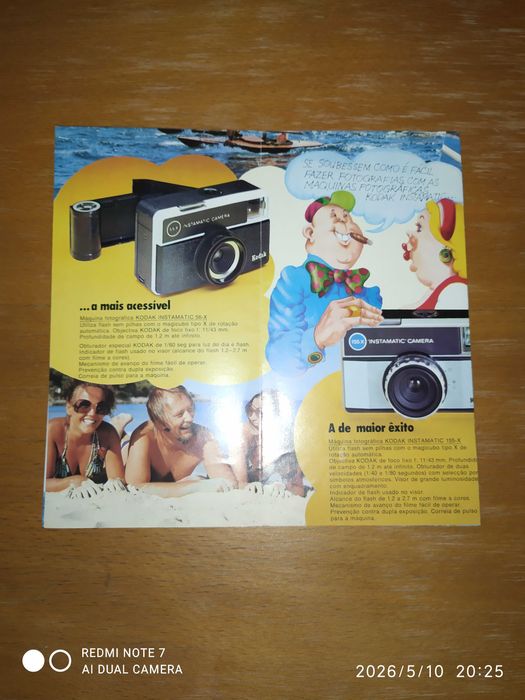 ## folheto máquina fotográfica Kodak Alegria Total (retro) ##