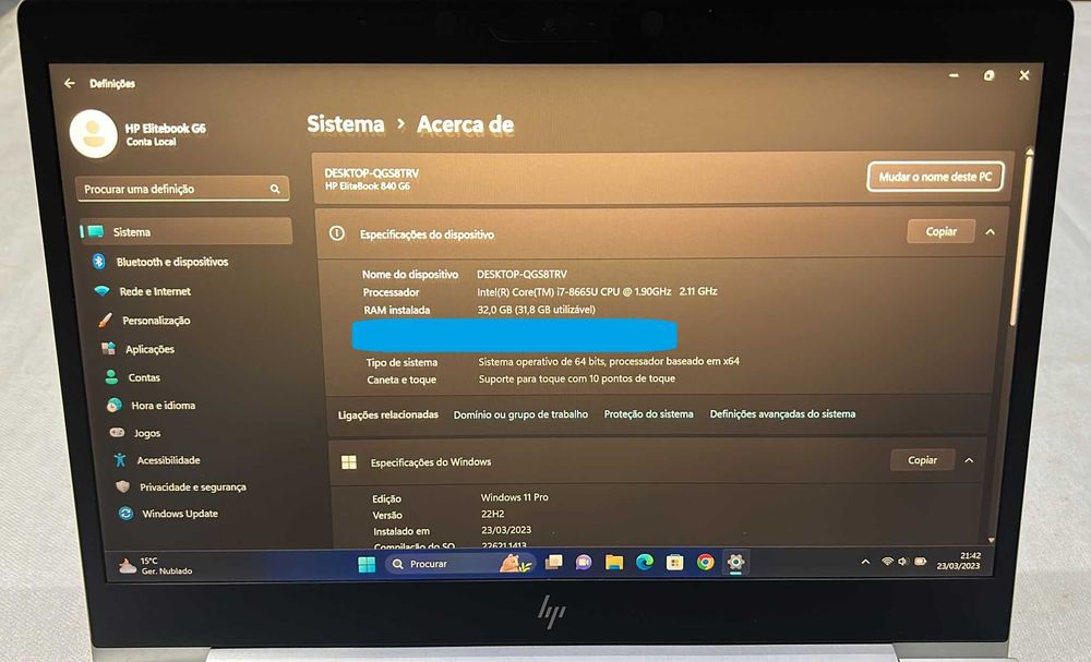 HP EliteBook 840 G6 14'' i7