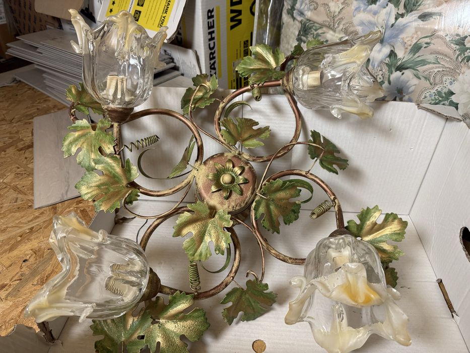 Люстра і два бра