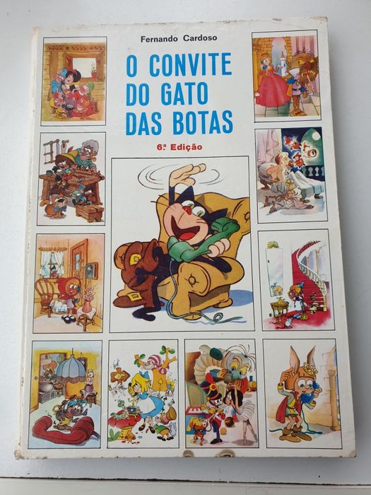 Livro antigo C.Gato das Botas