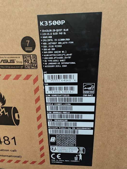 ASUS Vivobook Pro 15 OLED HDR RTX 3050 + Gwarancja + Torba
